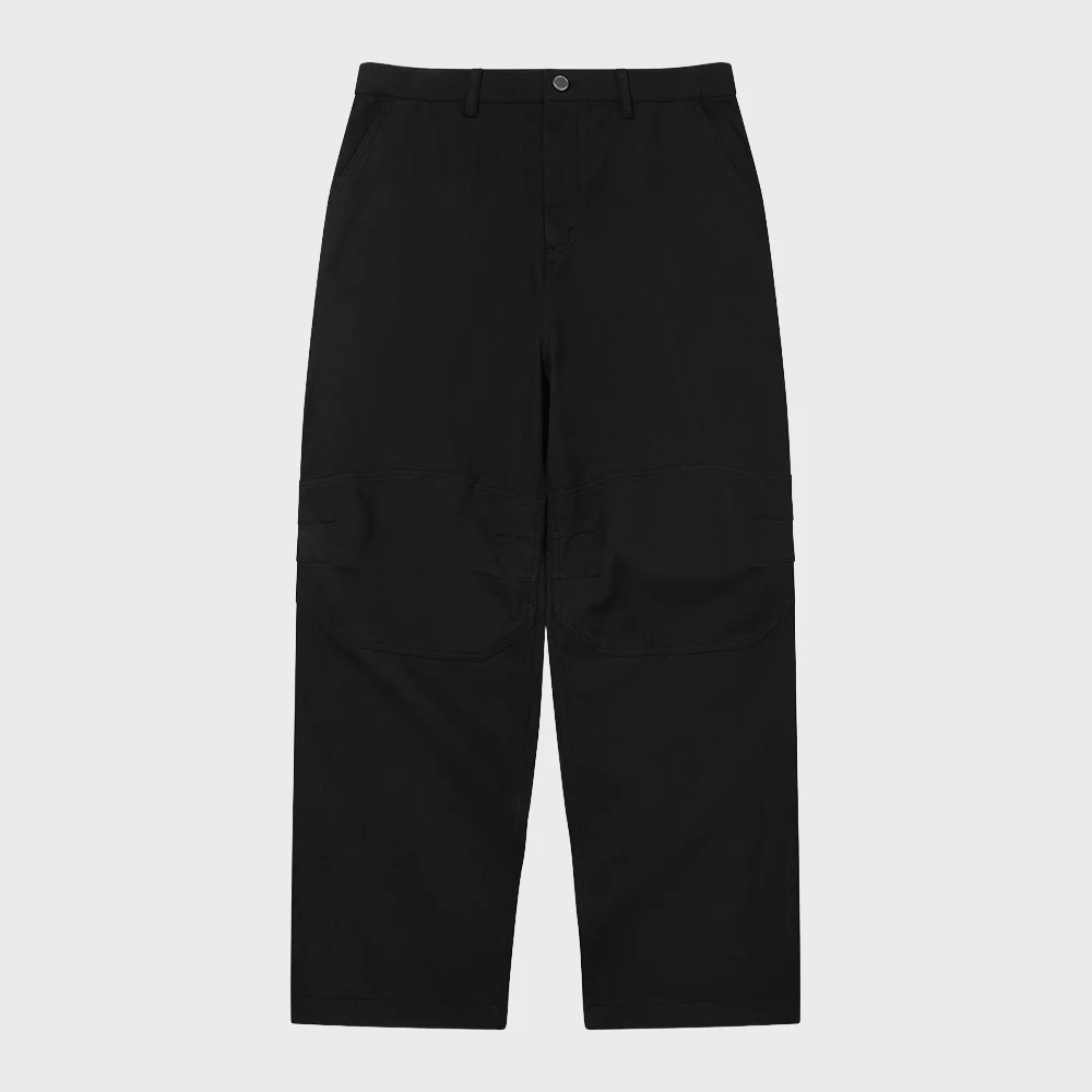 KNEE PATCH PANTS (BLACK)