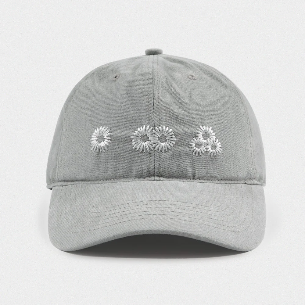 Newvy Logo Peach Ball Cap (GREY)