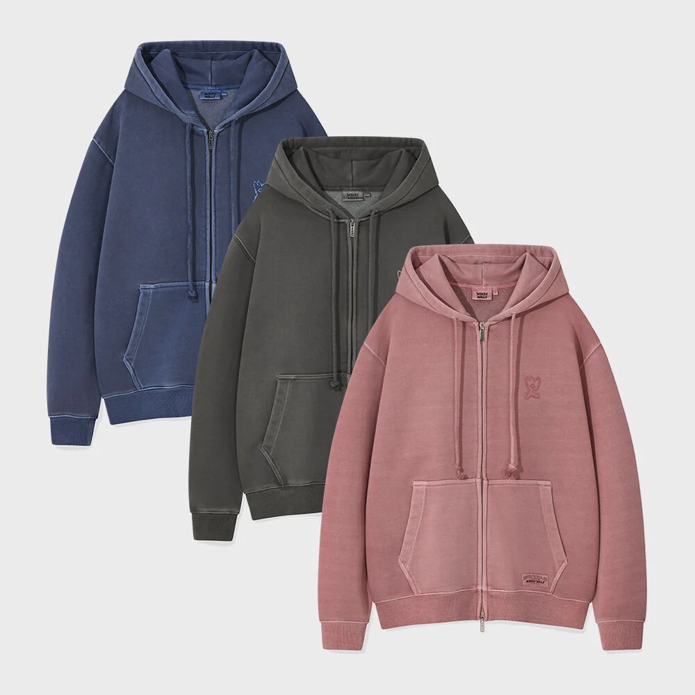 Pigment Kiki 連帽拉鍊外套 (3 colors)