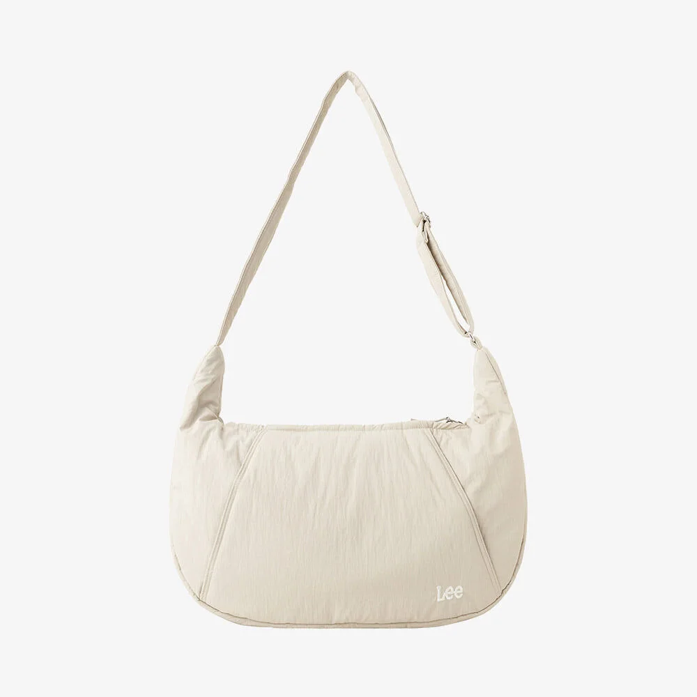 大 交叉 Hobo Bag 米色