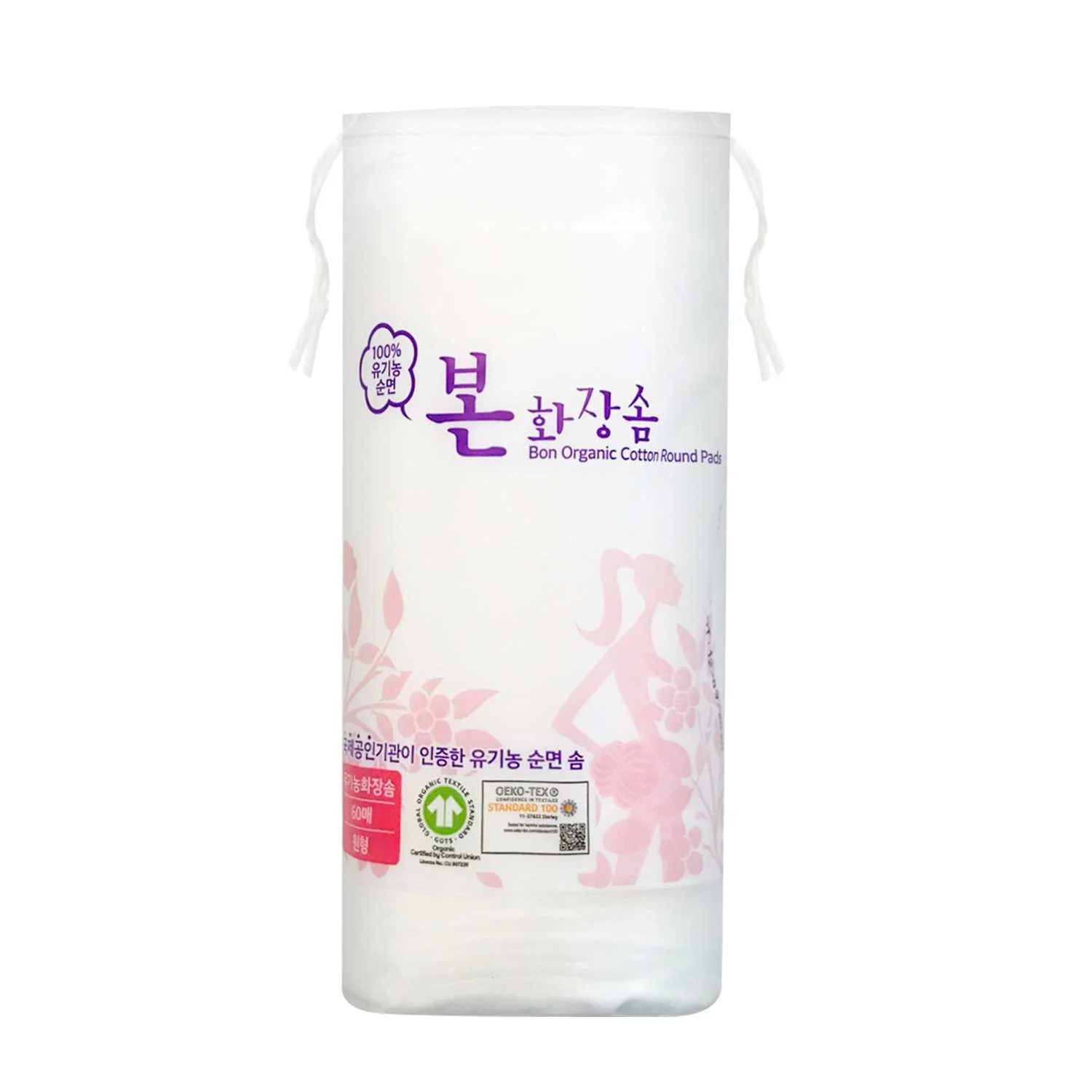 有機 Bon 化妝棉 圓形 60件裝