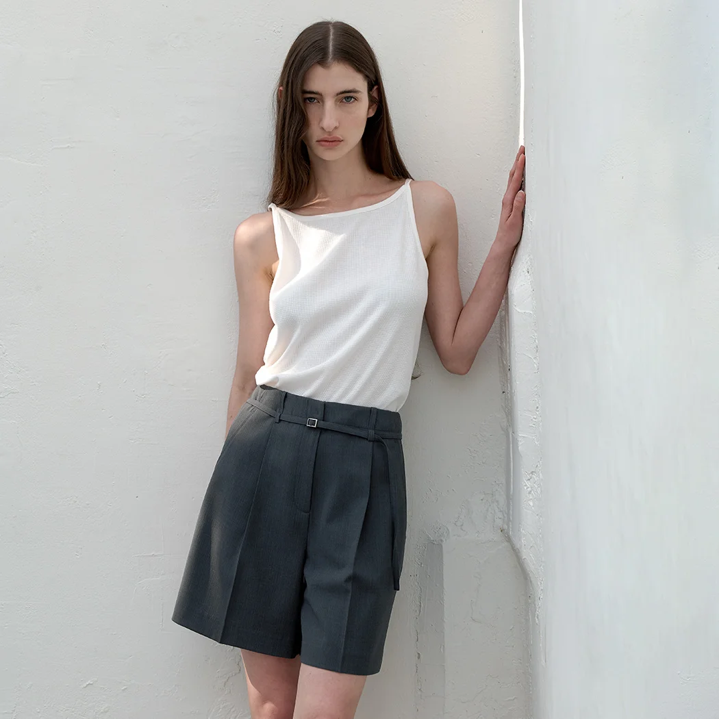 ESSENTIAL TAS SET-UP SHORTS PANTS(PT-5654)_3Colors