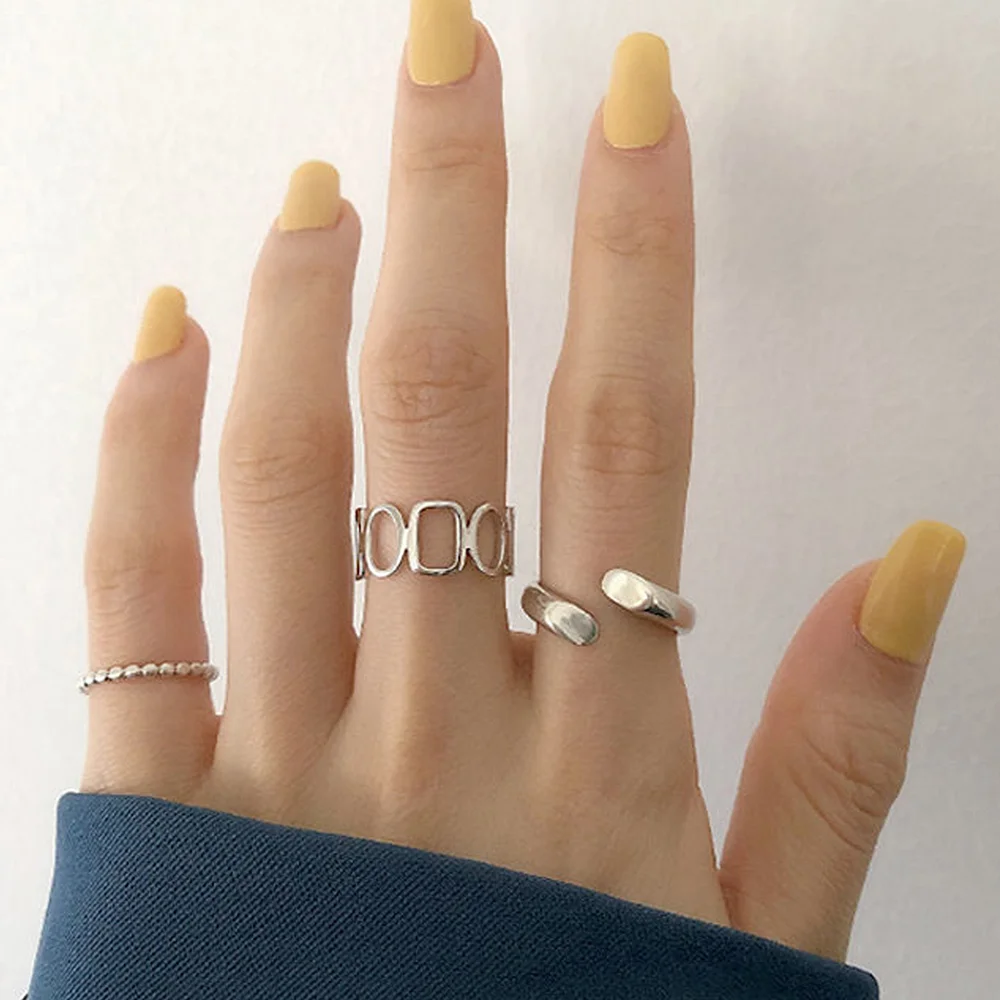 ZIO SILVER RING Geo Silvering 銀戒指