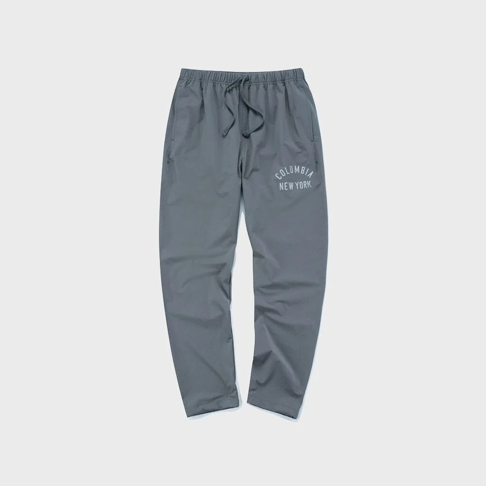 CU NY REGULAR FIT NYLON PANTS 炭灰色