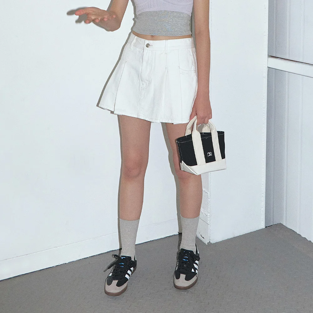 MODE DENIM SKIRT (ivory)
