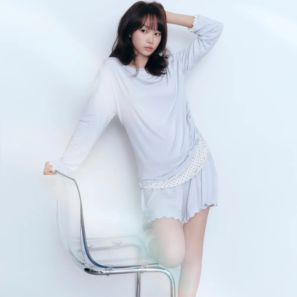 接觸 涼感 人造絲 垂墜 短 褲子 PWCP264348