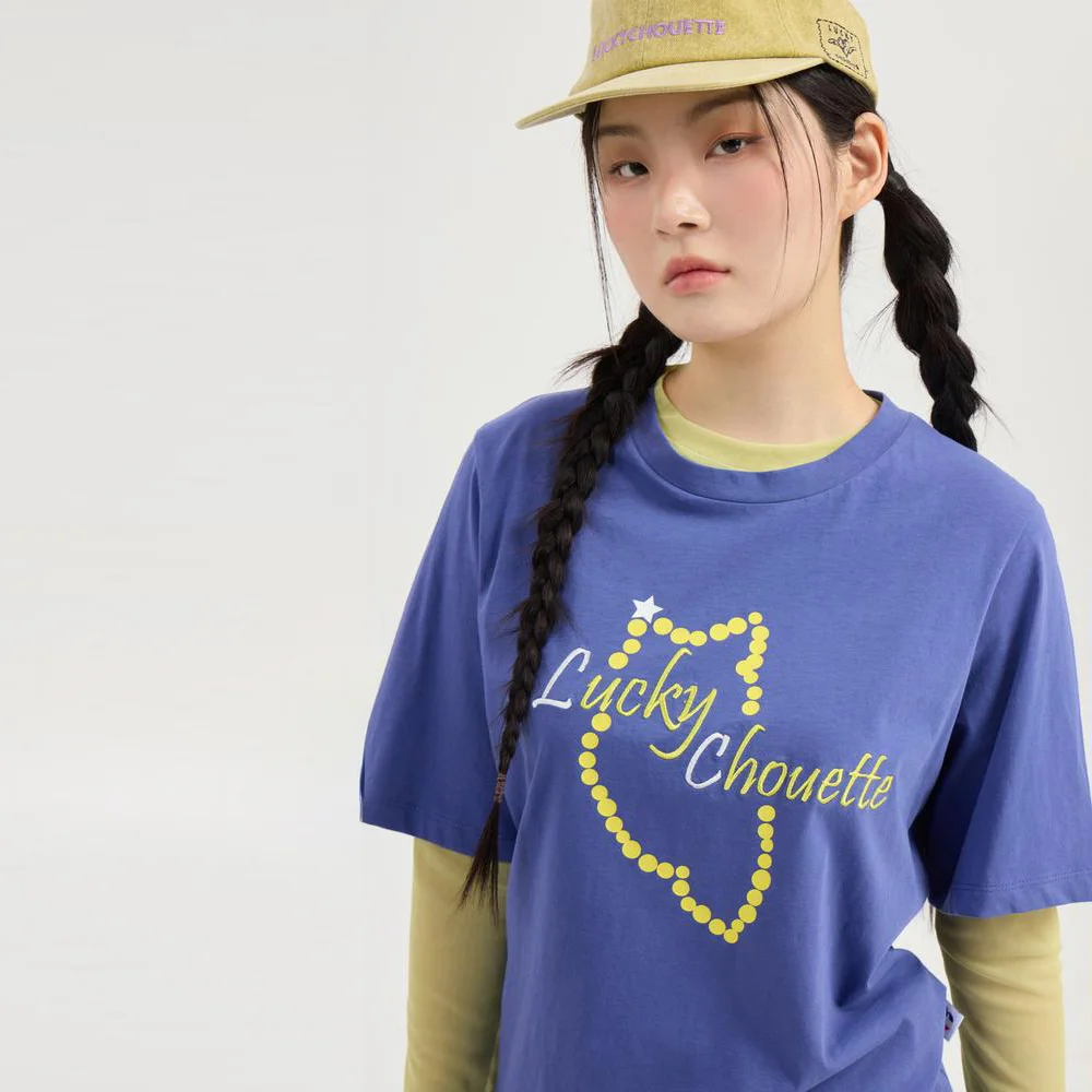 Chouette Point Basic Fit Half Sleeve T-shirt (violet) LFTAM26390VLT