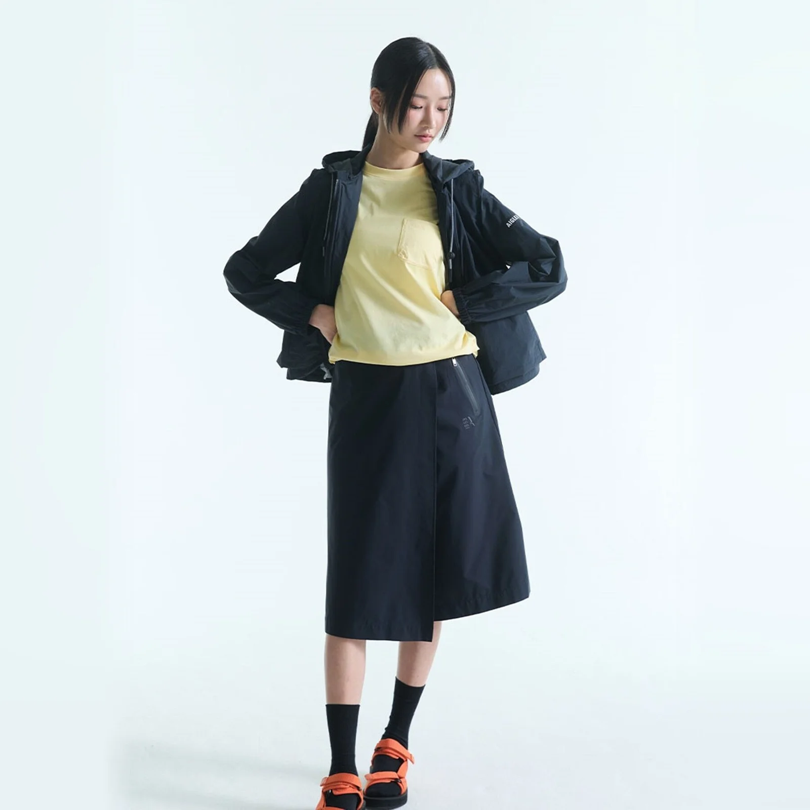 女裝 WR 3-in-1 短 連帽衫 外套 AAS26WOUT012NOI