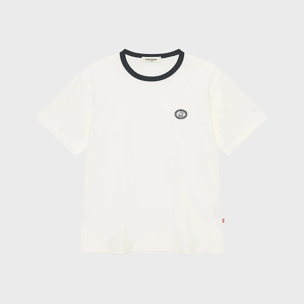 Ringer 短袖 T恤 - U_Off White_OUM26245W3