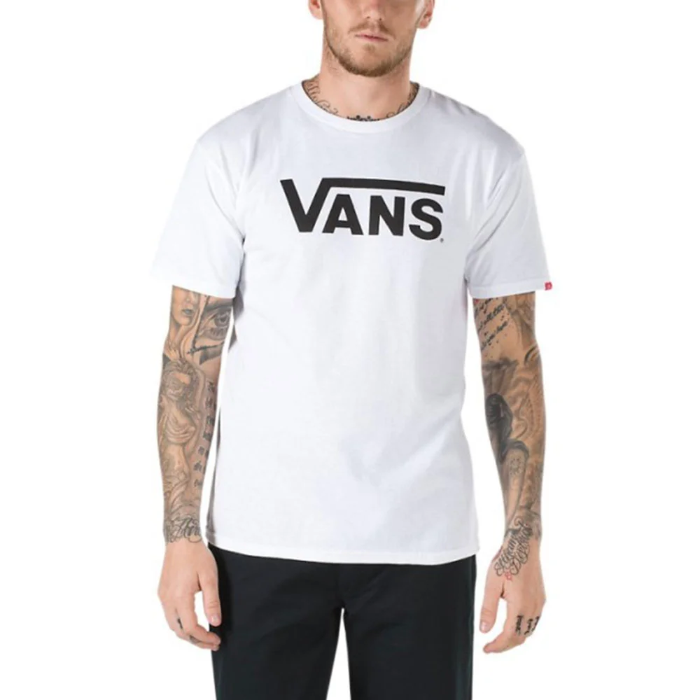 Vans 經典 T恤 - 白色:黑色 / VN000GGGYB21
