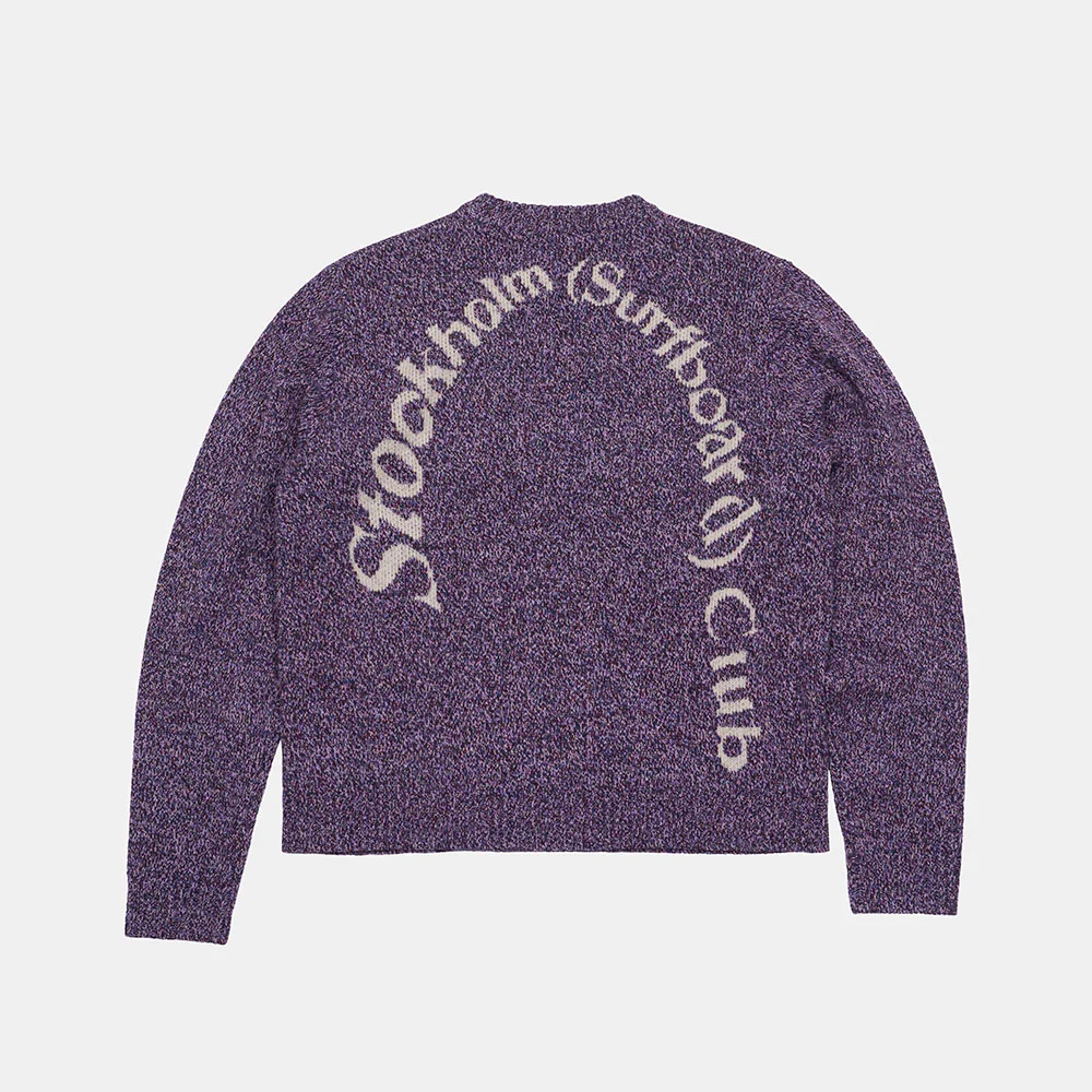 (U) KNIT SWEAT (PURPLE)