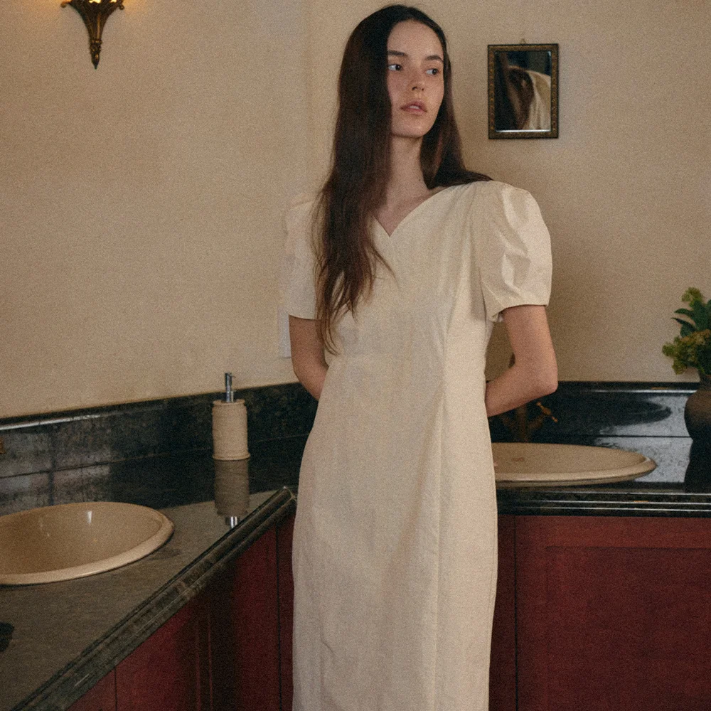 Hershy Heart-neck dress