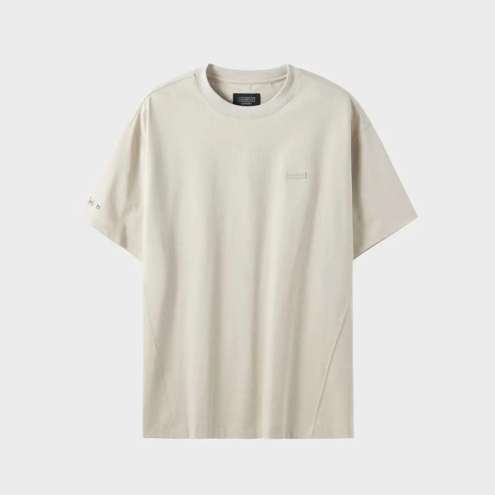 SUFIMA ROUND T-SHIRT - L/GREY (P252MTS130)