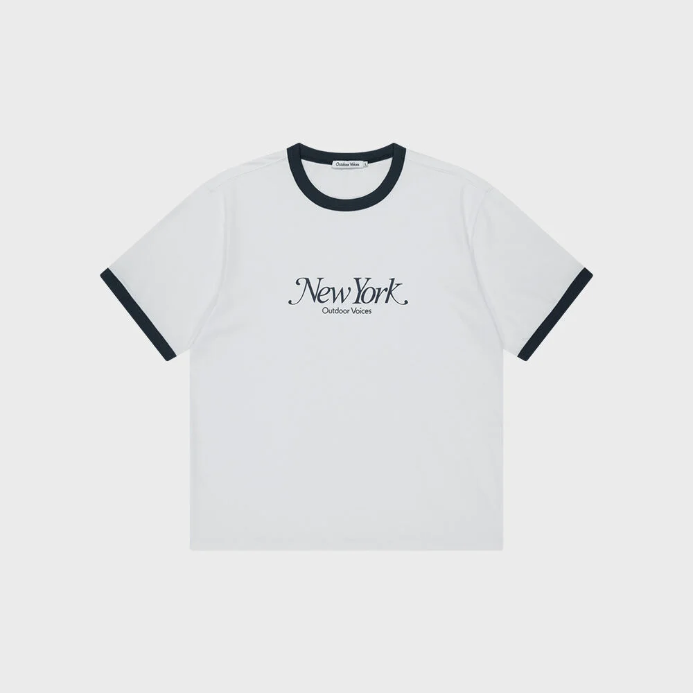 AirCorePro NY RINGER TEE (WHITE)