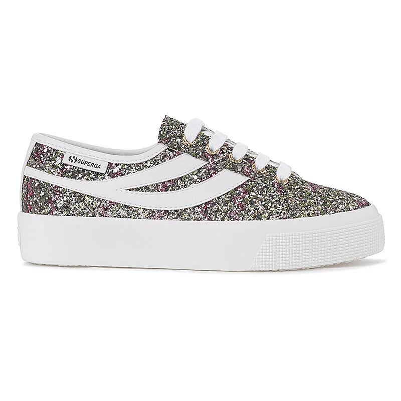 Superga 2730 燕子 Tail 閃粉 鉑金色 S3114JWA0F