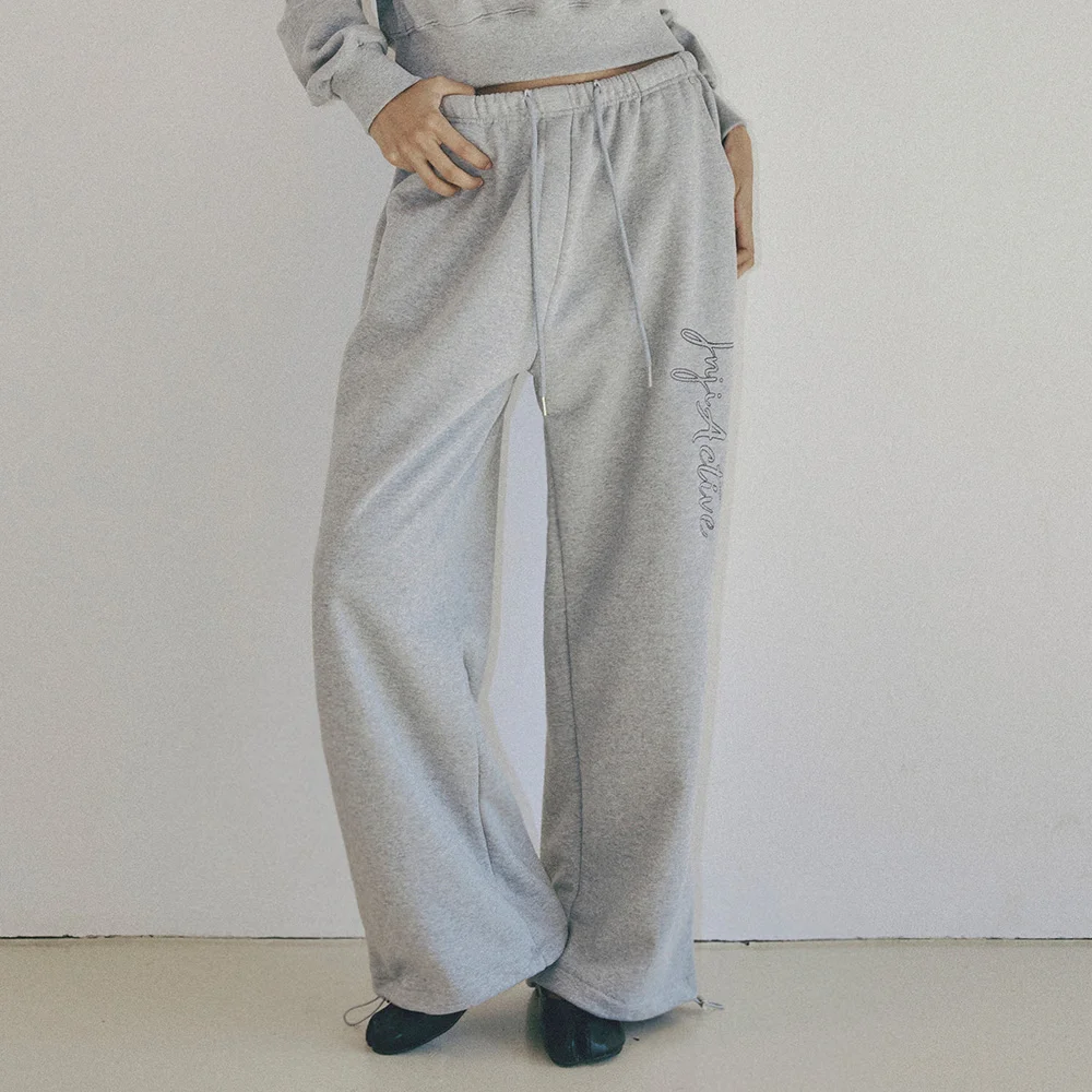 Script Logo 2-way Sweatpants 灰色