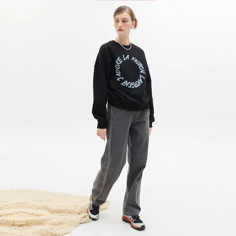 LX STITCH COTTON PANTS(CHARCOAL)