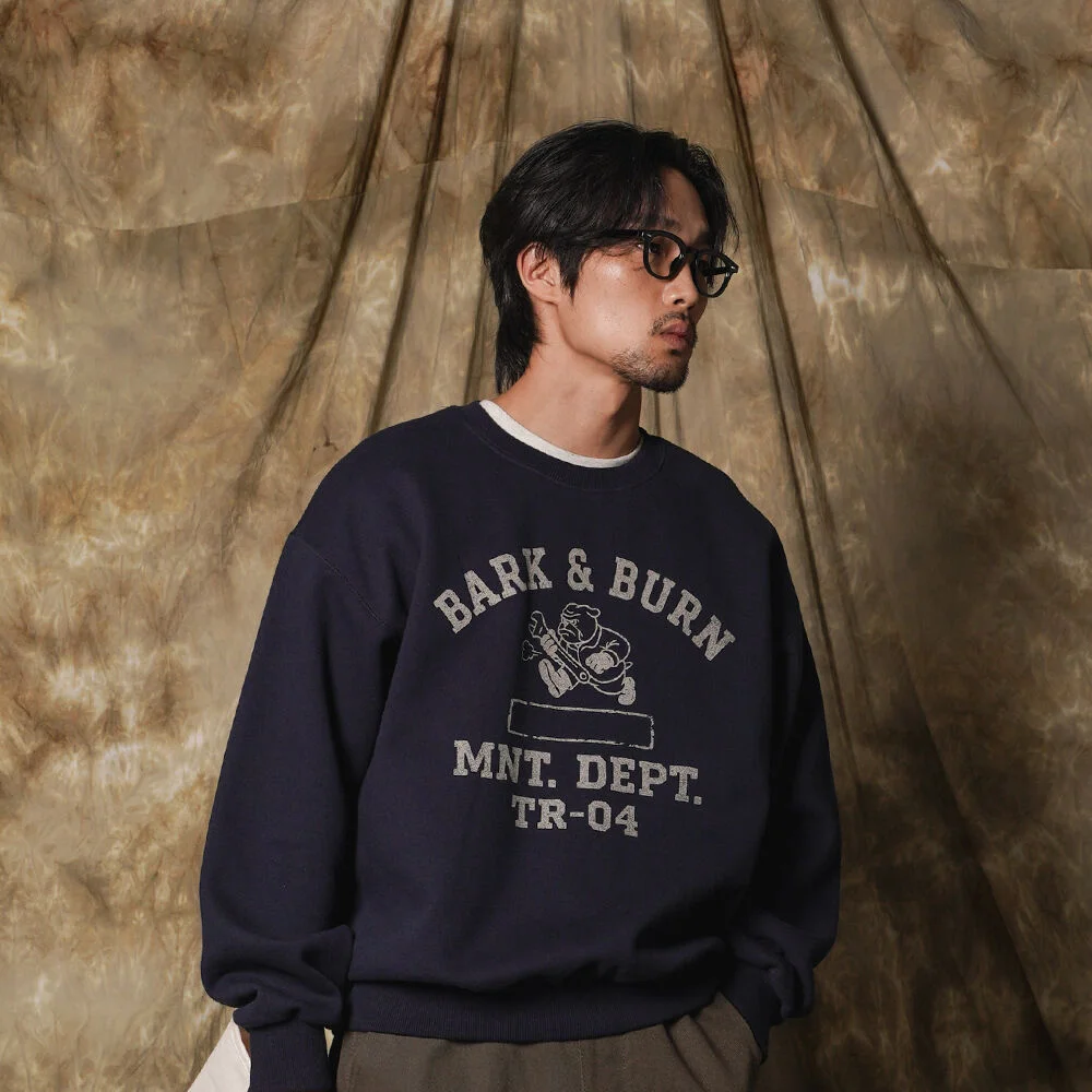 Bark & Burn 衛衣 深藍 JUMT4722