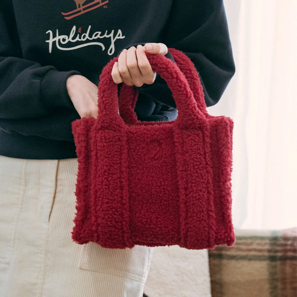 SIAC3015 shearing tote bag_Red