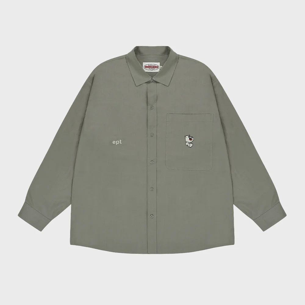 HECTOR BIG POCKET SHIRT (KHAKI BEIGE)