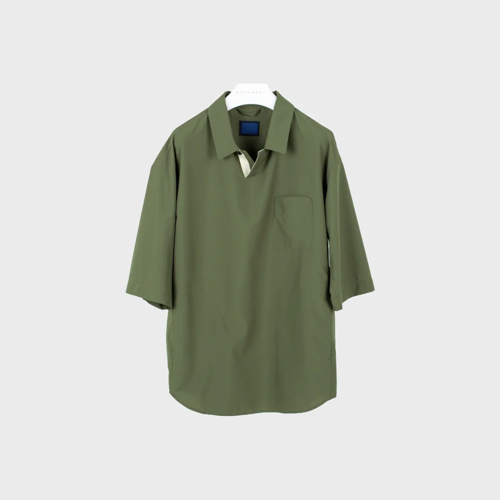 WATER REPELLENT POLO SHIRT_KHAKI