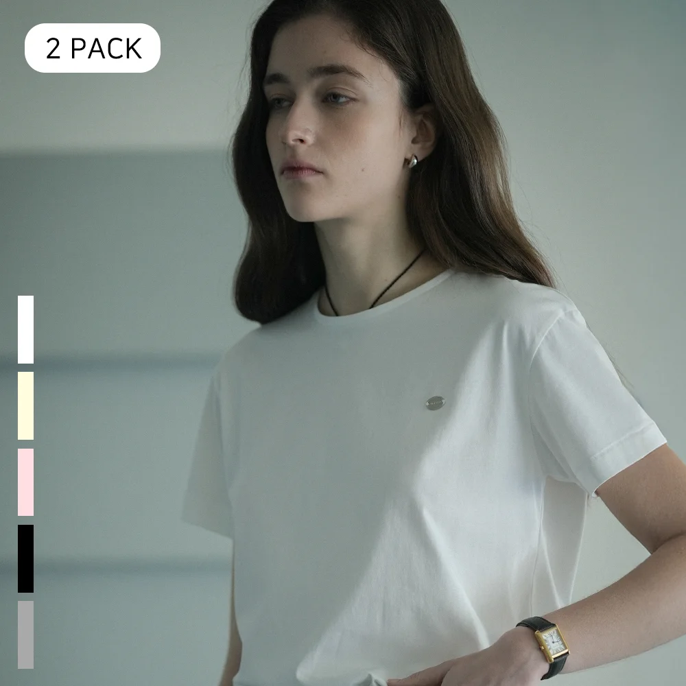 Soft basic logo T-shirt_