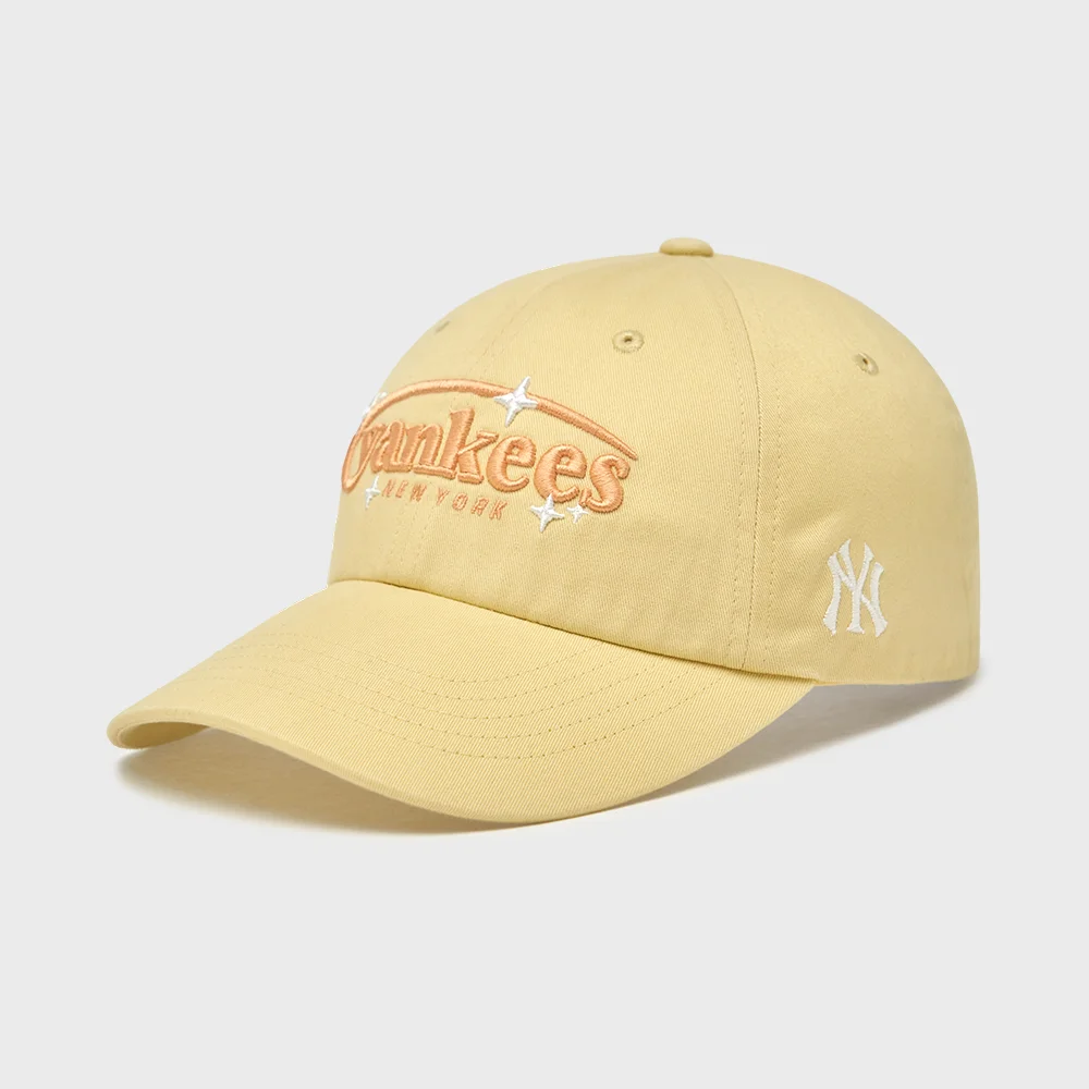 Cute Pop 無結構 棒球帽 NY (L.Yellow)