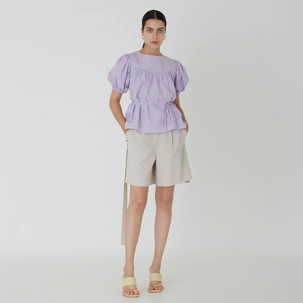 Riona Shorts _ Beige