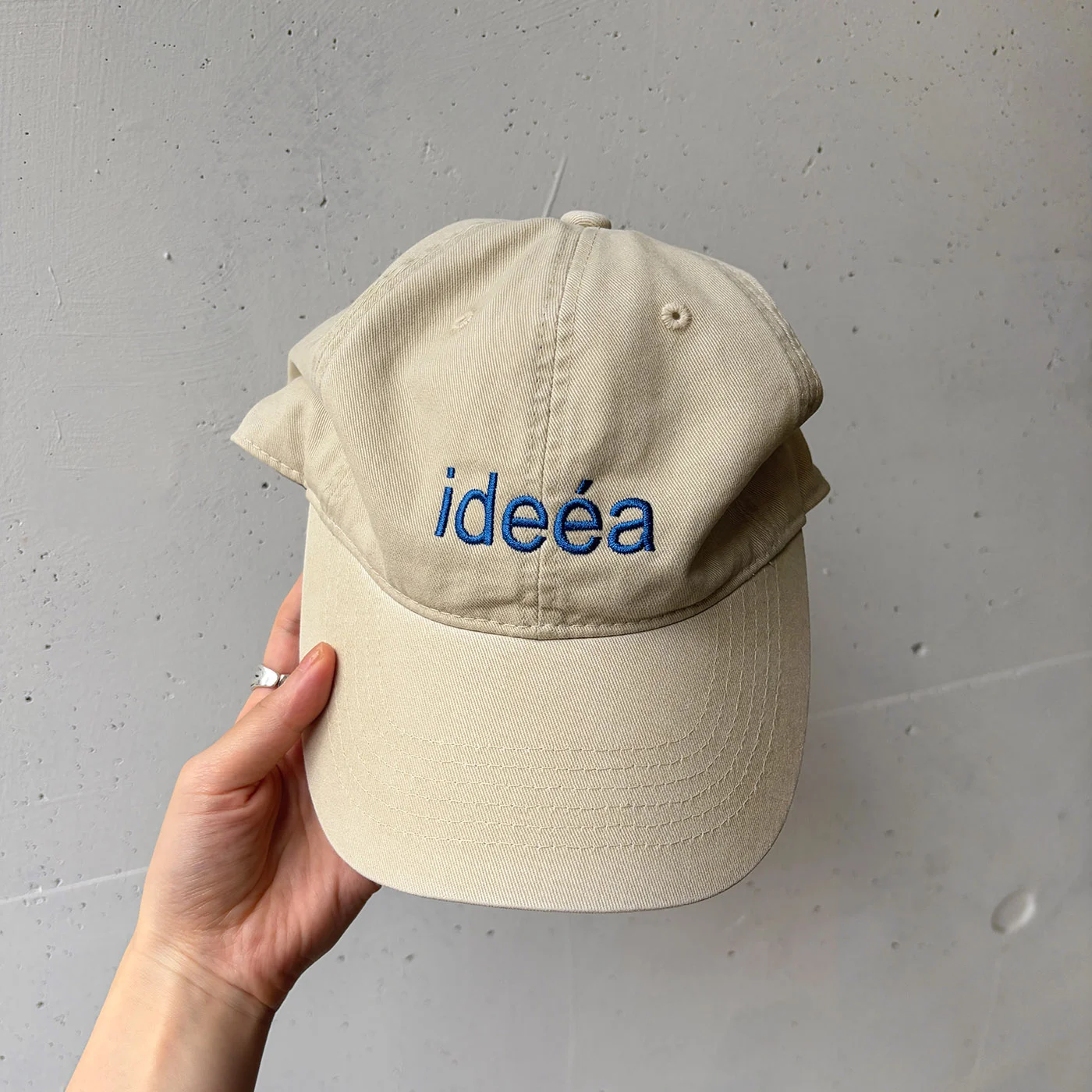 idee a cap / Beige Idea Cap