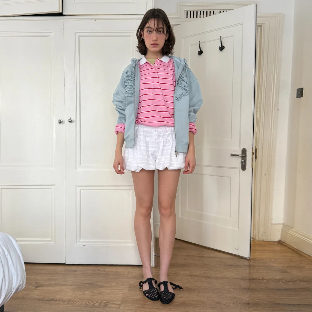 Balloon Shorts (White)