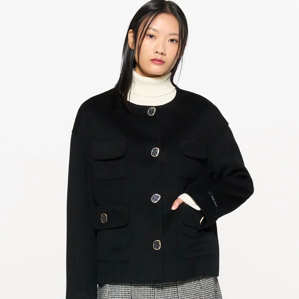羊毛 100 手工製 外套 / W22F01001