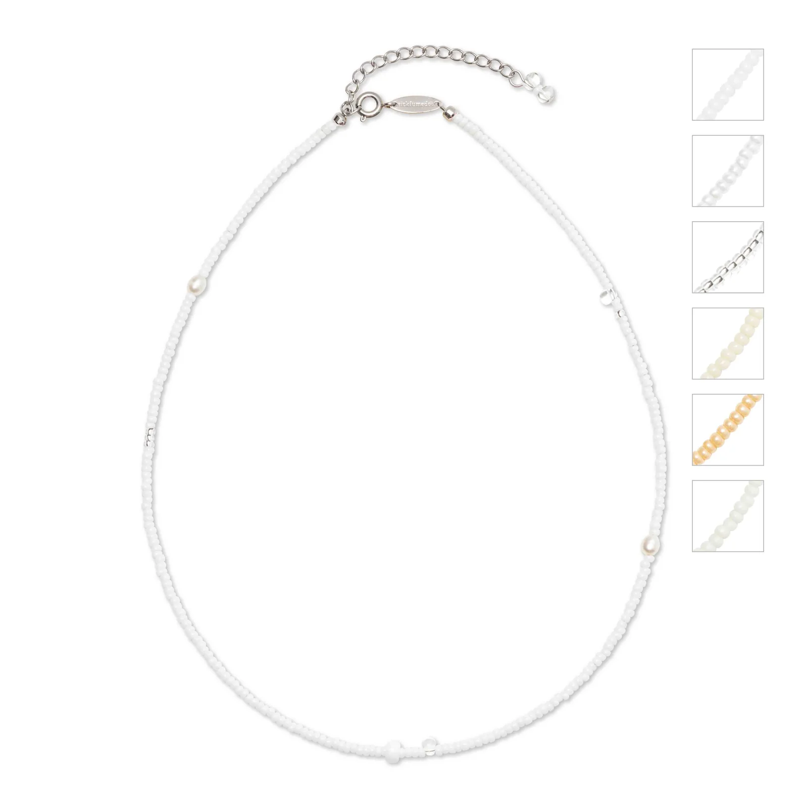 Slurpee Necklace - White