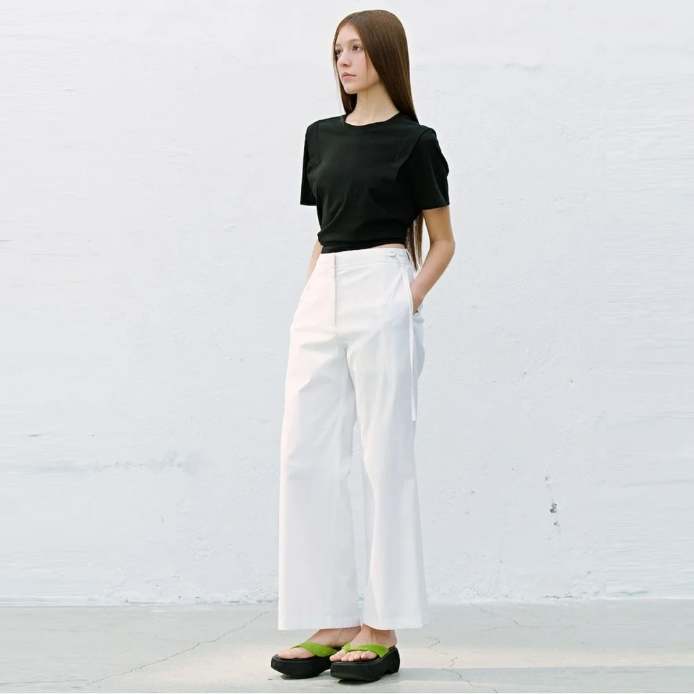 Strap Point Summer Pants White (KE6521M031)