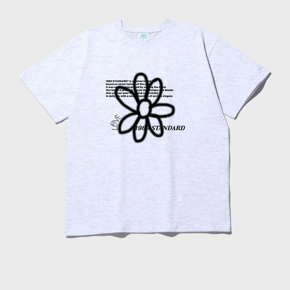 BW FLOWER 涼感 純棉 寬鬆版型 短袖(SISSTD-0034) S