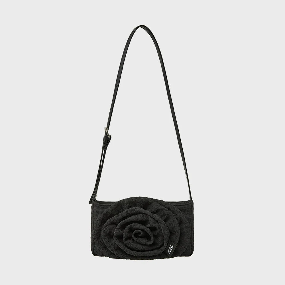 CORSAGE FLAT BAG-BLACK