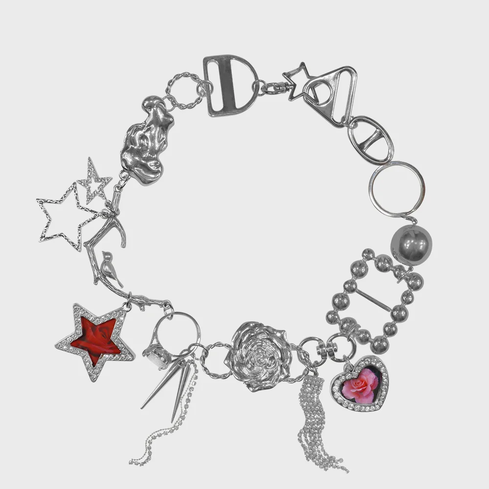 Rose mix necklace