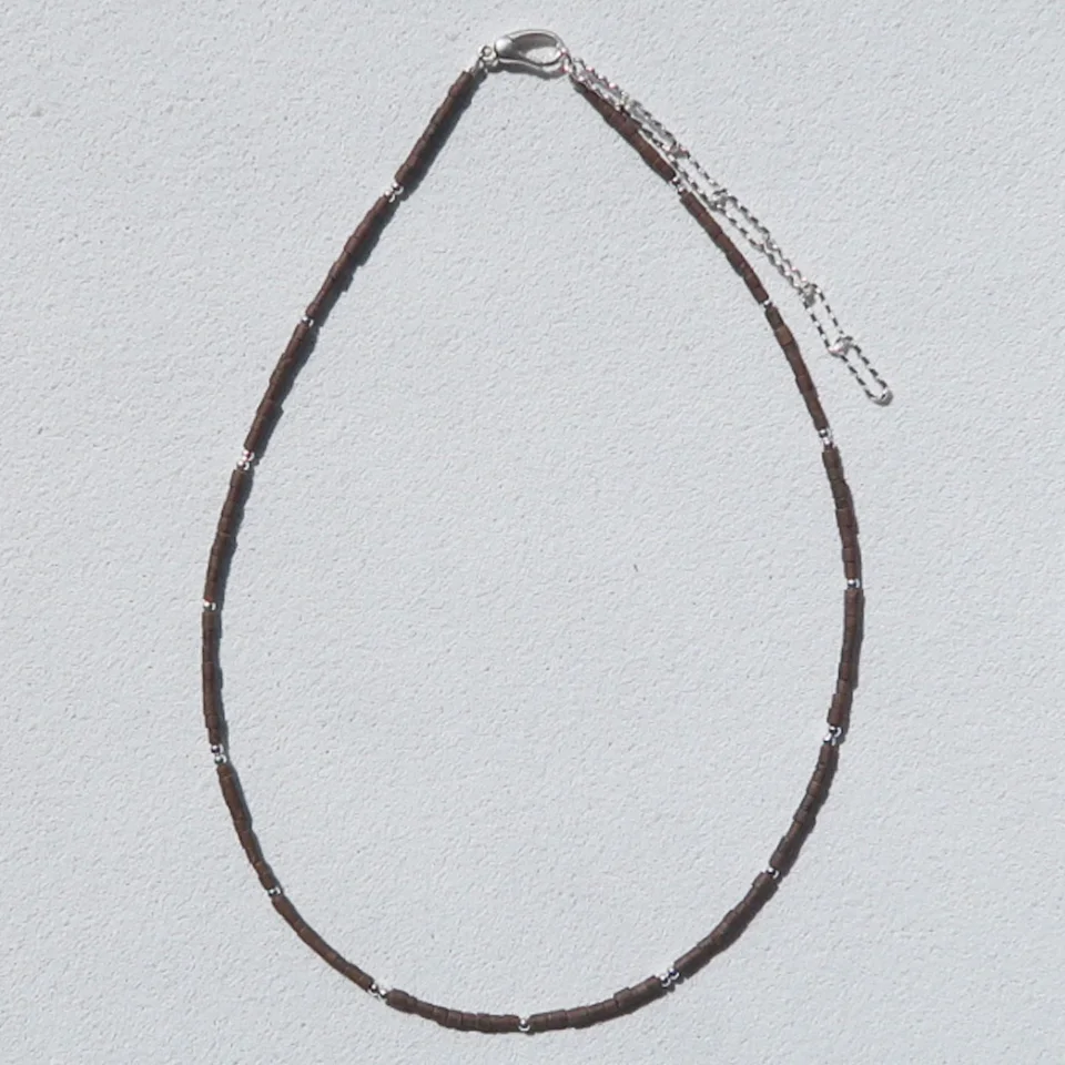 BROWN BAMBOO NECKLACE