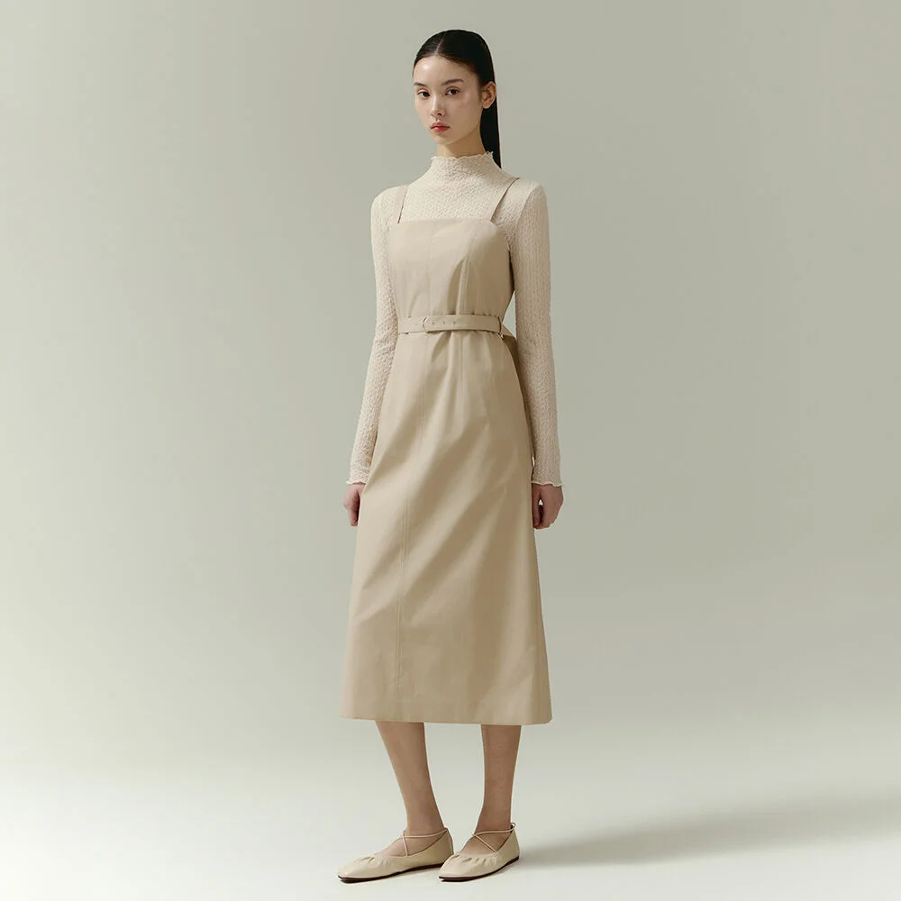 it MICHA 層次 長 連衣裙 ITP3YOP760 (2COLOR)