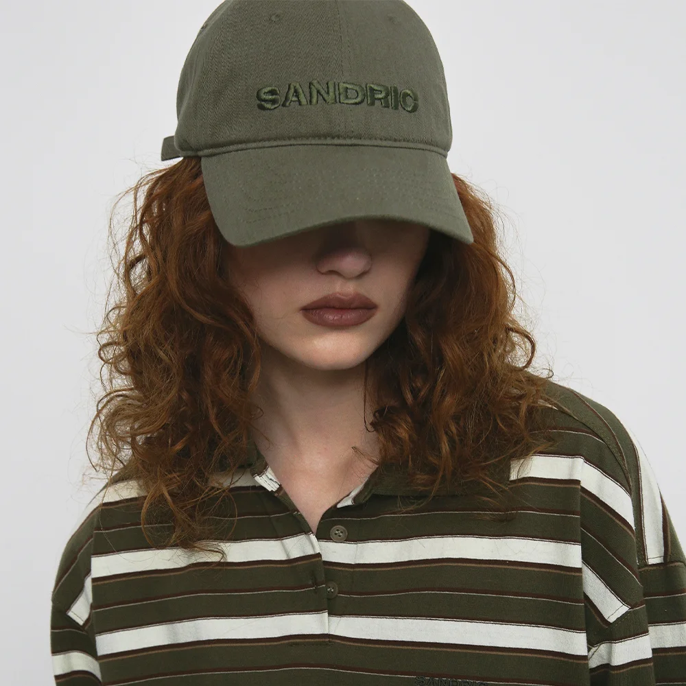 LOGO WASHED CAP_KHAKI