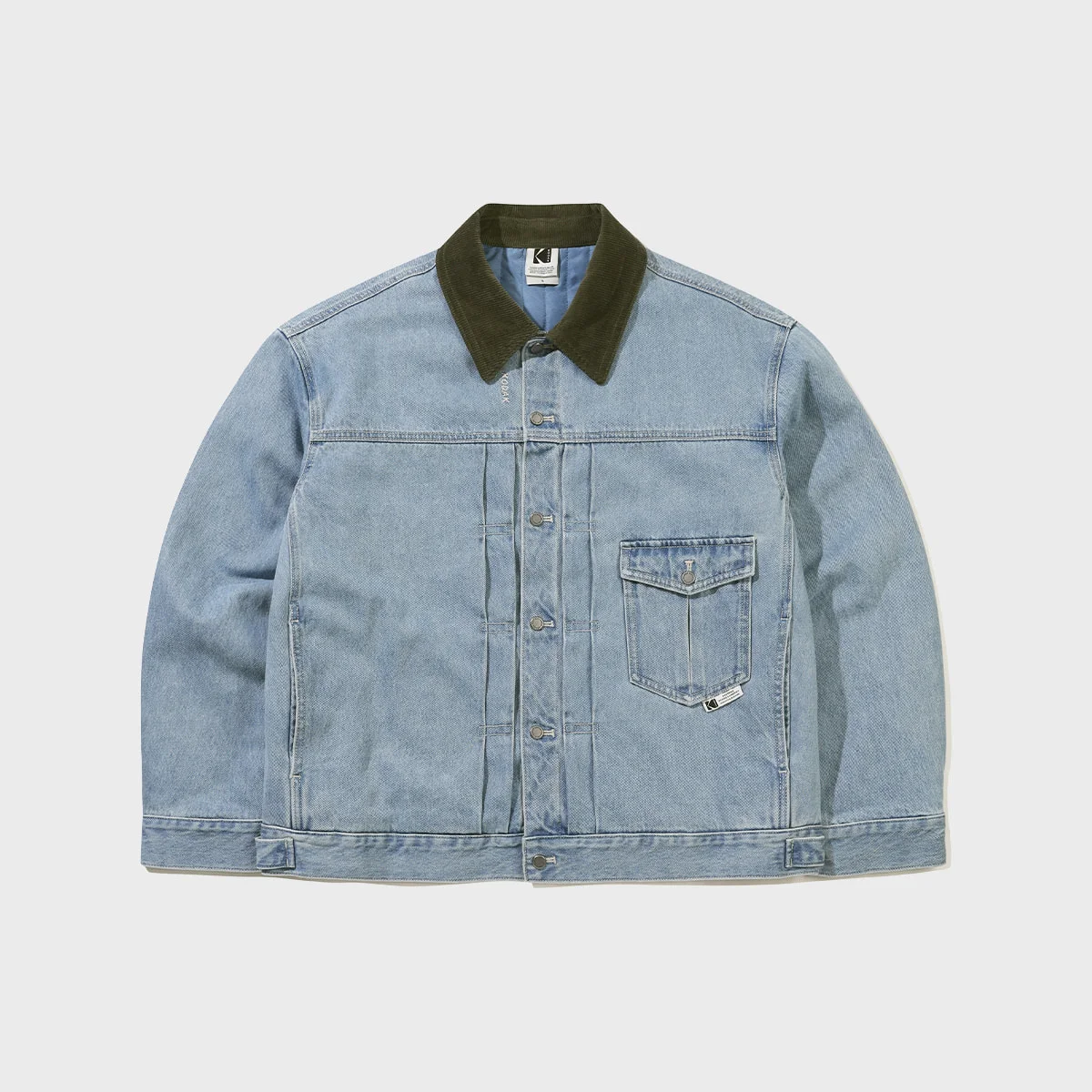 RGB 燈芯絨 Trucker 羽絨外套 外套 S.BLUE
