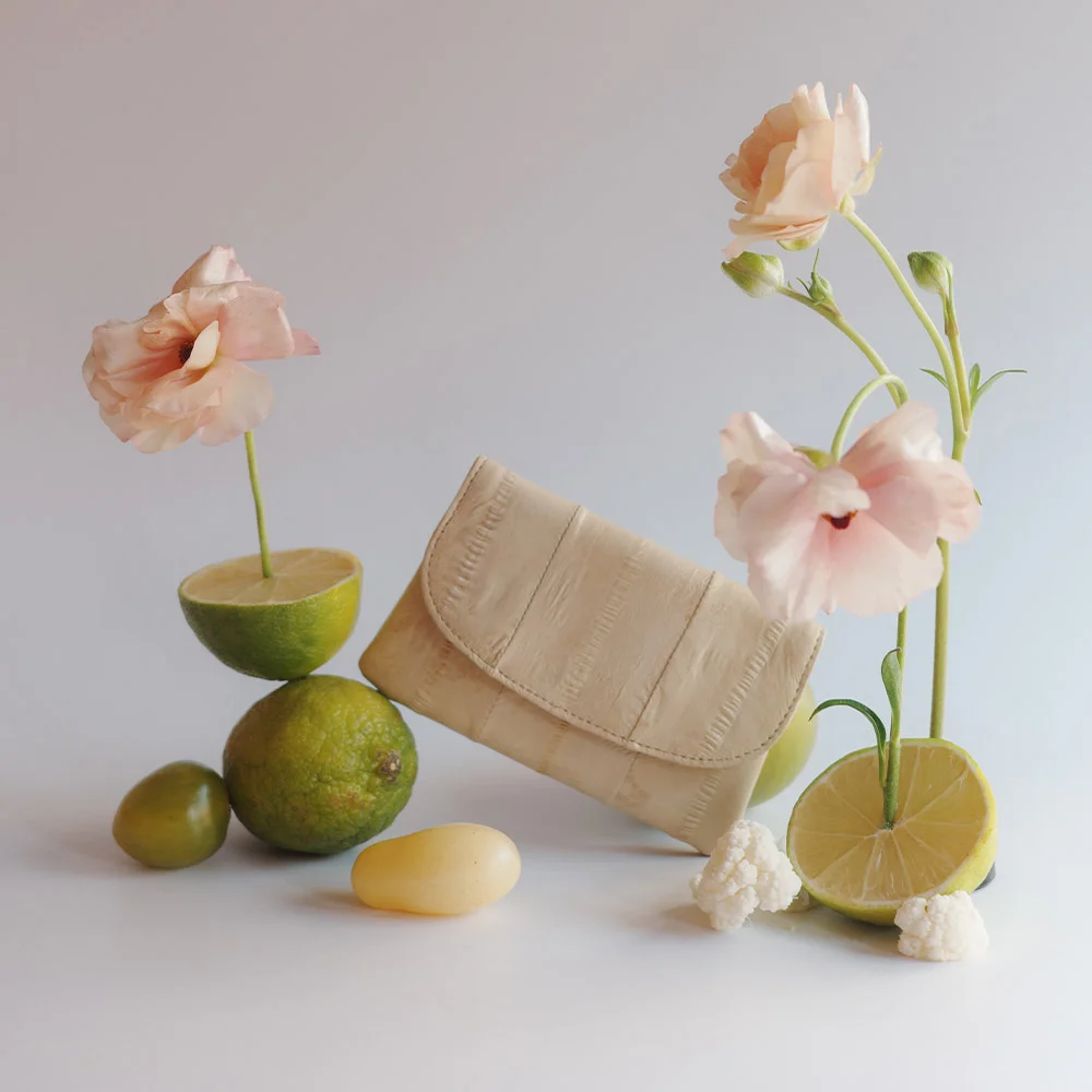 Simple card holder Beige
