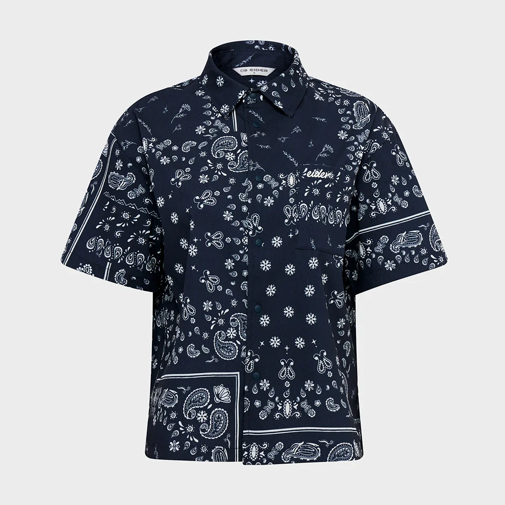COOLEATS AIR (COOLEATS 透氣) 女裝 短袖 襯衫_Navy_DWM26452N4
