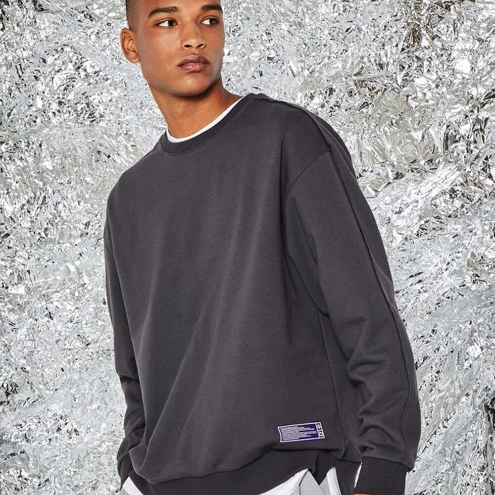 CHARCOAL FOG-SUNSET PRINTING CREW NECK IETS0F611CG