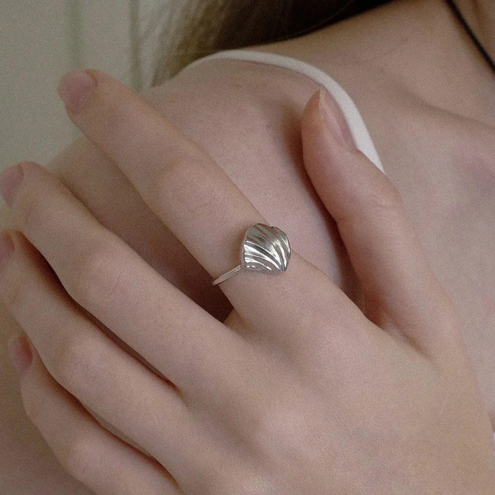 pleats shell ring ver.1