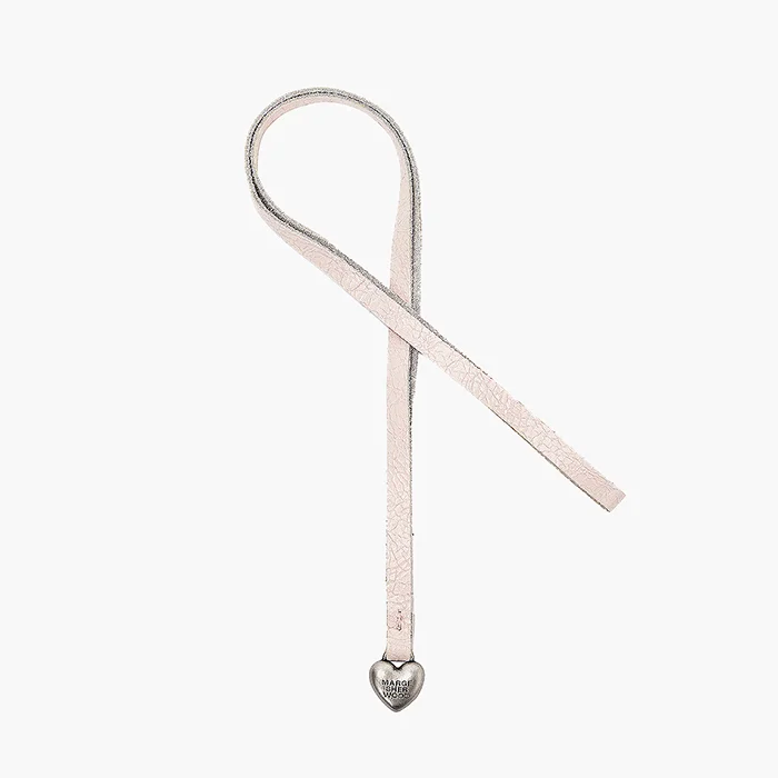 HEART CHARM_pale pink cracked