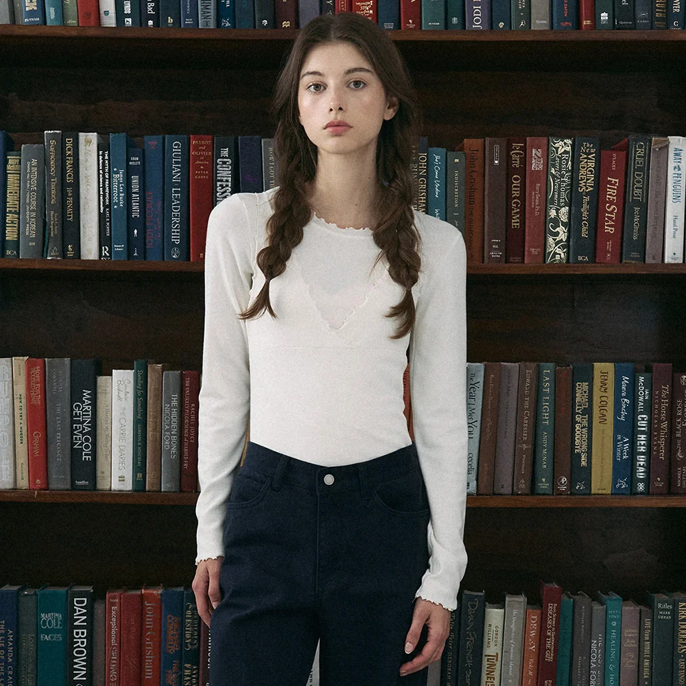 Lany Bustier Layered Setup (Ivory)