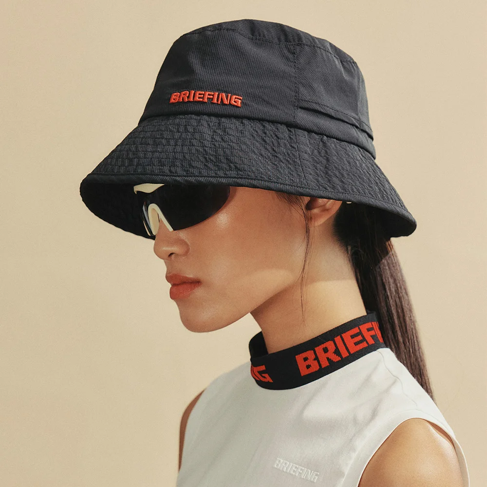 WOMENS SMALL LOGO BUCKET HAT_BLACK