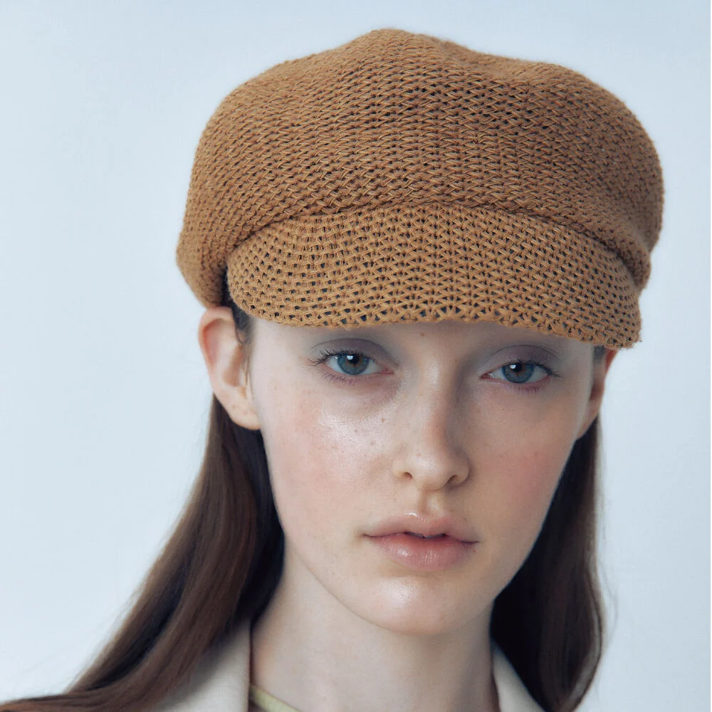 STRAW MARGOT HAT IN BROWN