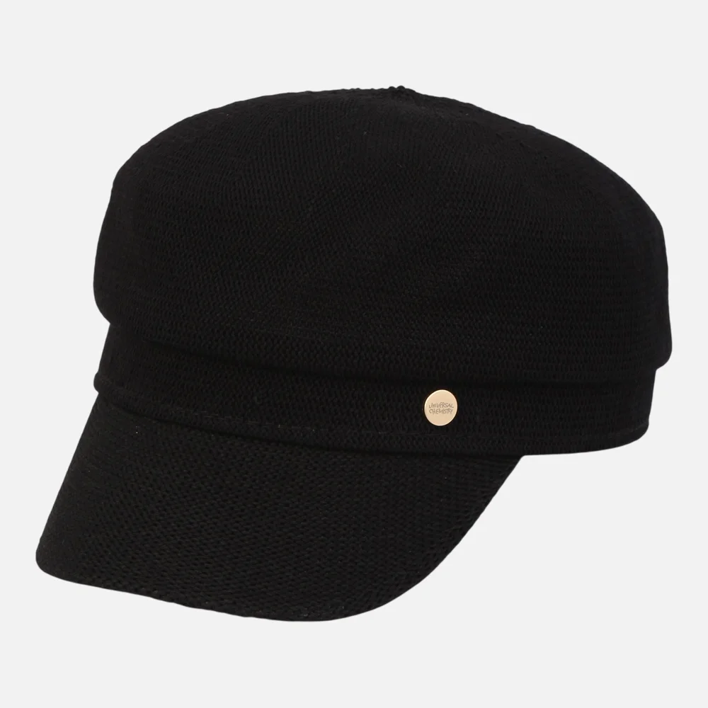Paper Logo Black Marine Cap Marine Cap