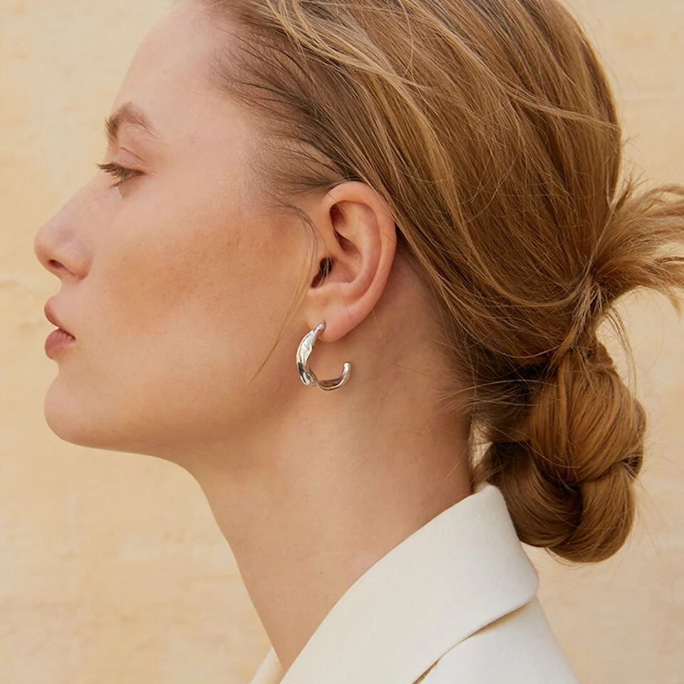 Petal earrings